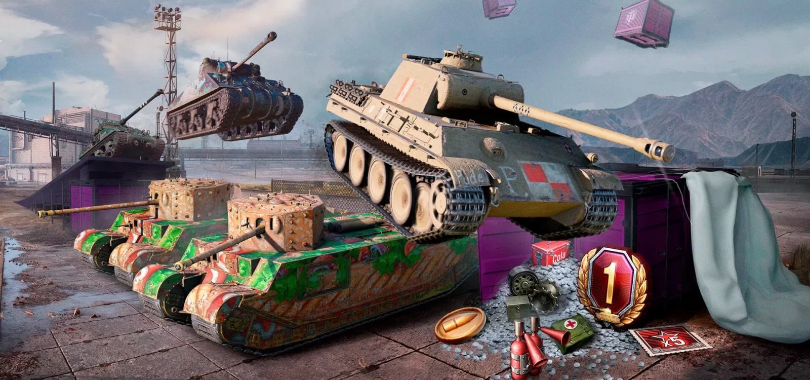 Новые Twitch Drops месяца и задачи с наградами на выбор в World of Tanks  EU, Акции