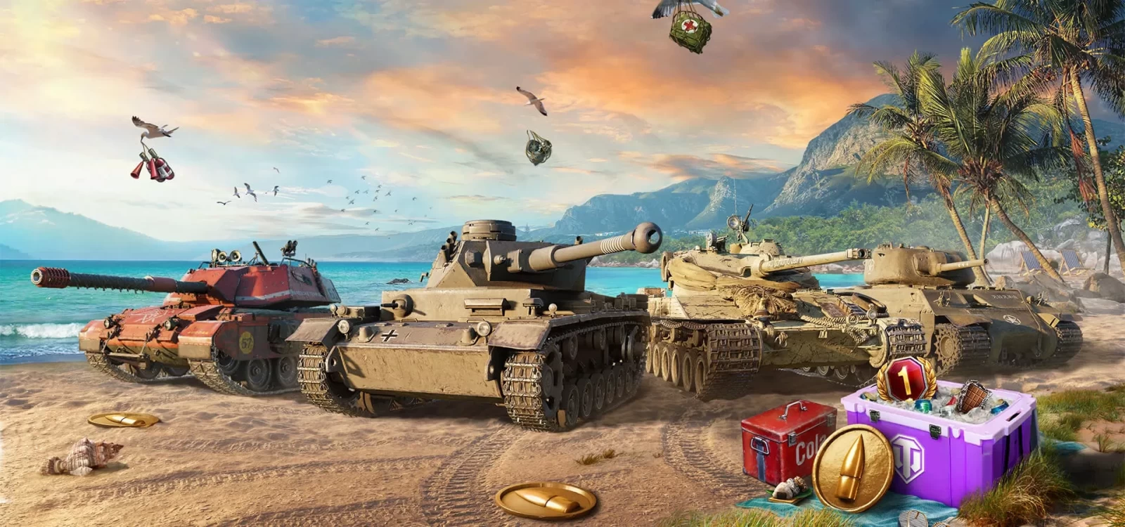 Новые задачи Drops и новые награды в Магазине жетонов World of Tanks EU,  Акции