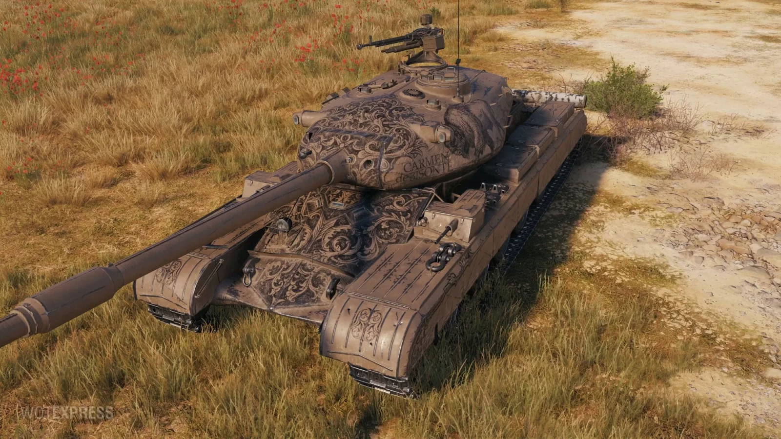 3D-стиль «Carmen de bisonte» для према 56TP в World of Tanks, Боевой пропуск