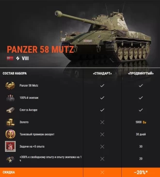 Премиум парад: T77, Panzer 58 Mutz и FCM 36 Pak 40 в World of Tanks EU