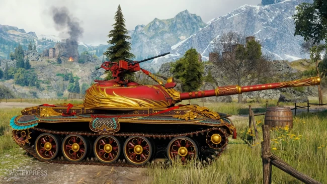 Танк «Царь обезьян» — 121B не за боны в World of Tanks