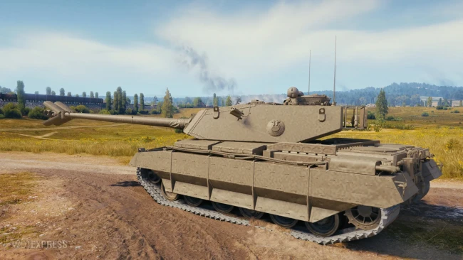 Скриншоты танка FV229 Contender с супертеста World of Tanks