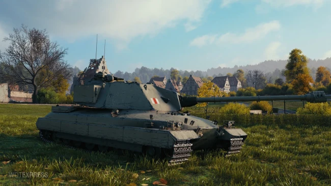 Скриншоты танка FV227 Conceiver из обновления 1.27.1 в World of Tanks