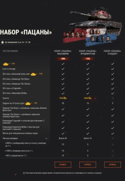 «Пацаны» возвращаются с Т42 в World of Tanks: не упустите свой шанс