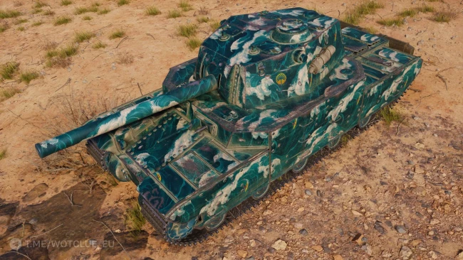 2D-стиль «Лови волну» из обновления 1.29 в World of Tanks