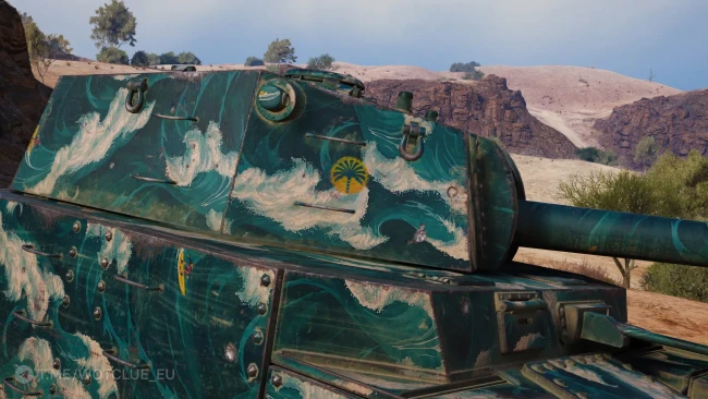 2D-стиль «Лови волну» из обновления 1.29 в World of Tanks