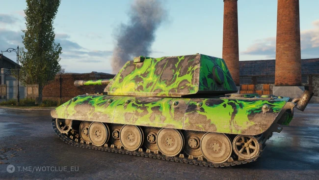 2D-стиль «Токсичная среда» из обновления 1.29 в World of Tanks
