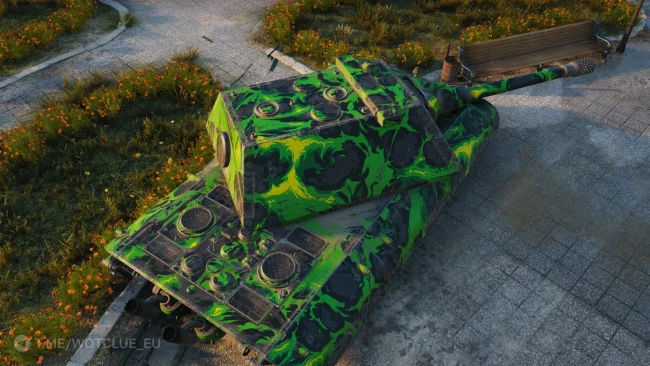 2D-стиль «Токсичная среда» из обновления 1.29 в World of Tanks