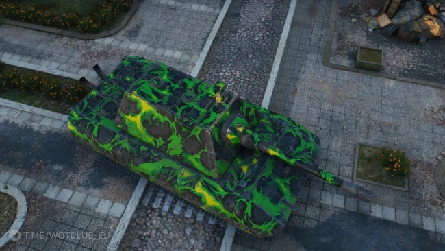 2D-стиль «Токсичная среда» из обновления 1.29 в World of Tanks