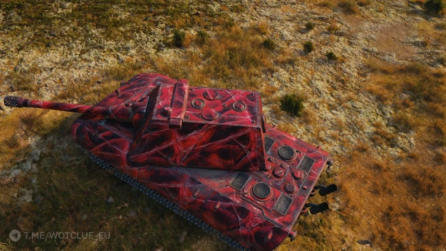 2D-стиль «Рубиновая броня» из обновления 1.29 в World of Tanks