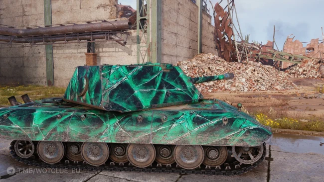 2D-стиль «Изумрудная броня» из обновления 1.29 в World of Tanks