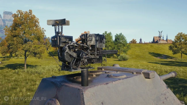 3D-объект «Пулемёт с прожектором» в World of Tanks