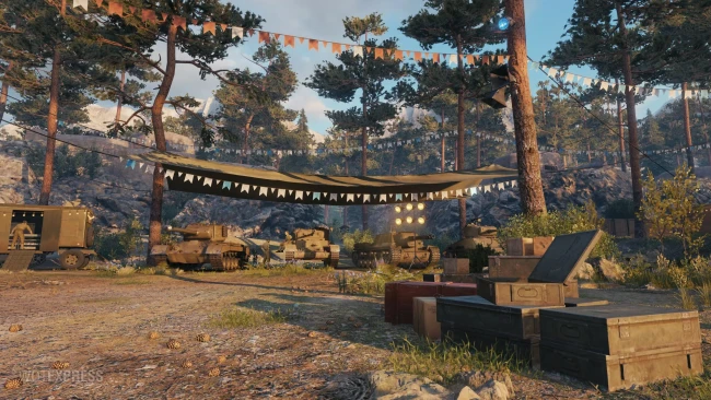 Ангар в честь 15-летия World of Tanks