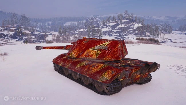 Настраиваемый 2D-стиль «Отмеченный славой» из обновления 1.29.1 в World of Tanks