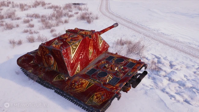 Настраиваемый 2D-стиль «Отмеченный славой» из обновления 1.29.1 в World of Tanks
