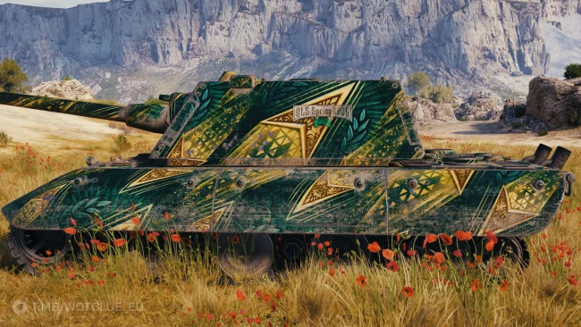 Настраиваемый 2D-стиль «Марш храбрых» из обновления 1.29.1 в World of Tanks