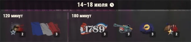 Акция ко Дню взятия Бастилии в World of Tanks
