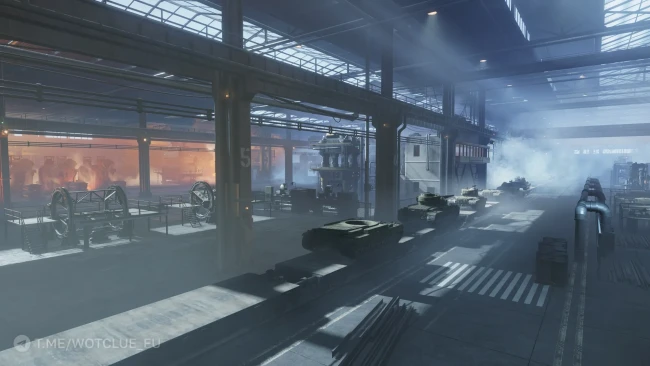 Новый основной ангар из обновления 2.0 в World of Tanks