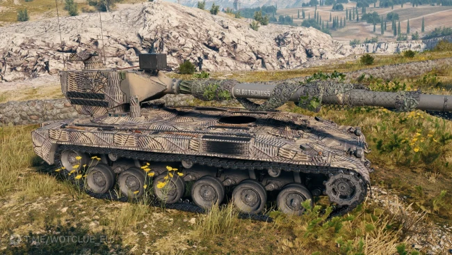 Уникальная кастомизация танка 11 уровня Hirschkäfer в World of Tanks 2.0