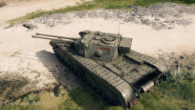 Скриншоты танка Black Prince II с супертеста World of Tanks