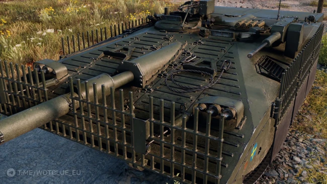 Танк 11 уровня Strv 107-12 из обновления 2.0 в World of Tanks