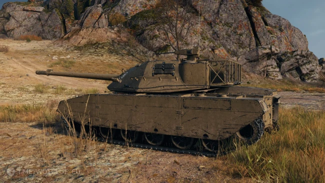 Танк 11 уровня XM69 Hacker из обновления 2.0 в World of Tanks