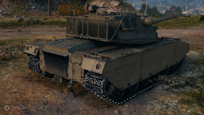 Танк 11 уровня XM69 Hacker из обновления 2.0 в World of Tanks