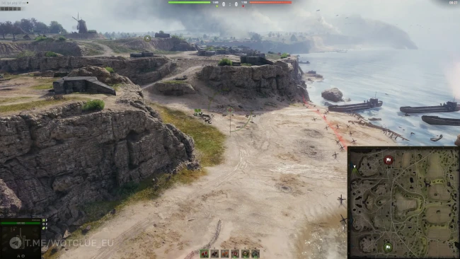 Карта Оверлорд лишится пляжа в обновлении 2.0.1 World of Tanks