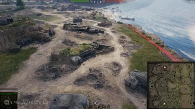 Карта Оверлорд лишится пляжа в обновлении 2.0.1 World of Tanks