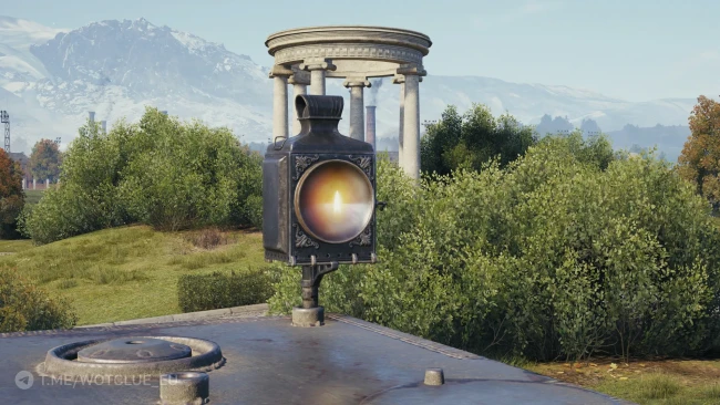 3D-объект «Антикварный фонарь» из обновления 2.0.1 в World of Tanks