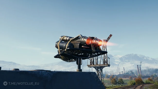 3D-объект «Реактивный ранец» из обновления 2.0 в World of Tanks