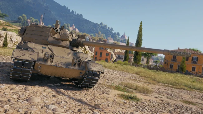 Скриншоты танка SPHT из обновления 2.0.1 в World of Tanks