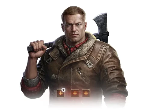 Члены экипажа из главы Боевого пропуска «Wolfenstein» в World of Tanks