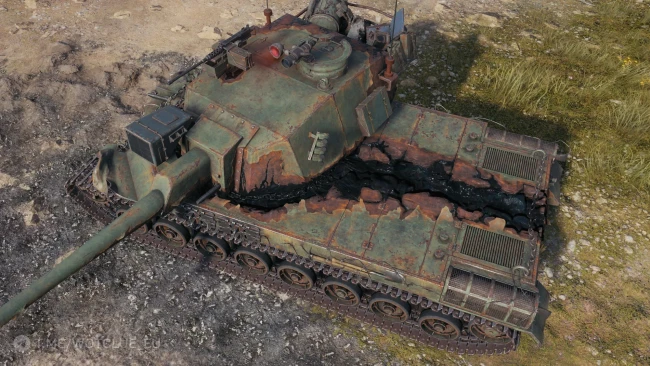 Скриншоты наградного танка «Шрам» из события «Вавилон: Запретная зона» в World of Tanks
