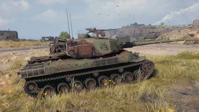 Скриншоты наградного танка «Шрам» из события «Вавилон: Запретная зона» в World of Tanks