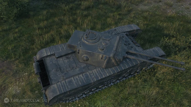 Обновлённая моделька Black Prince II из обновления 2.1 в World of Tanks