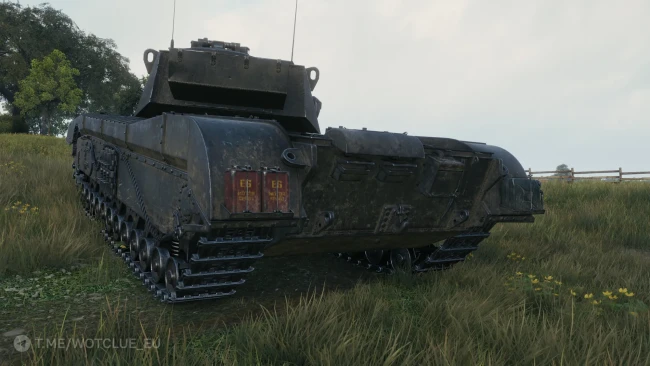 Обновлённая моделька Black Prince II из обновления 2.1 в World of Tanks