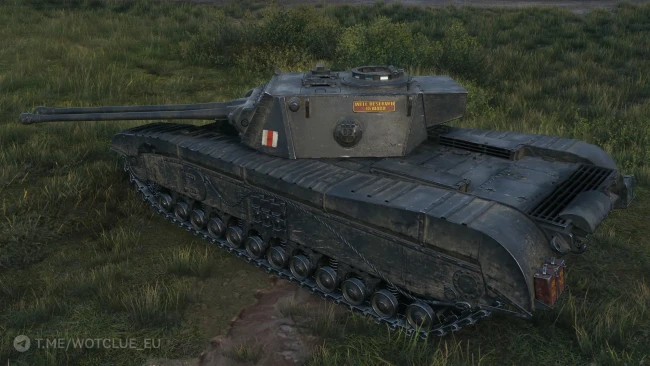 Обновлённая моделька Black Prince II из обновления 2.1 в World of Tanks