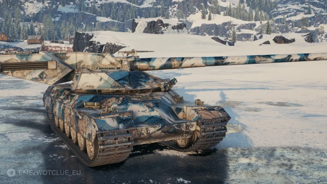 2D-стиль «Заснеженный подъём» из обновления 2.1 в World of Tanks