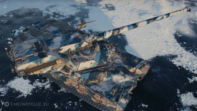 2D-стиль «Заснеженный подъём» из обновления 2.1 в World of Tanks