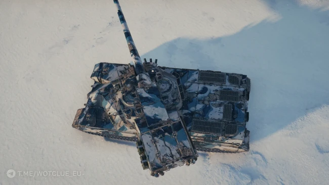 2D-стиль «Заснеженный подъём» из обновления 2.1 в World of Tanks