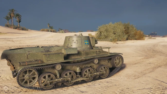 Танк Strv m/31 из обновления 2.1 в World of Tanks