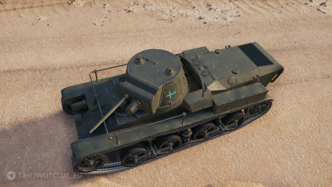 Танк Strv m/31 из обновления 2.1 в World of Tanks