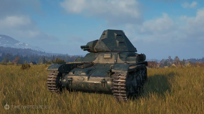 Танк R35/FCM 36 из обновления 2.1 в World of Tanks