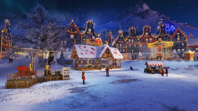 Обновлённый ангар Новогоднего наступления 2026 в World of Tanks