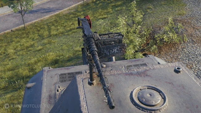 3D-объект «Пулемёт Спасителей» в World of Tanks