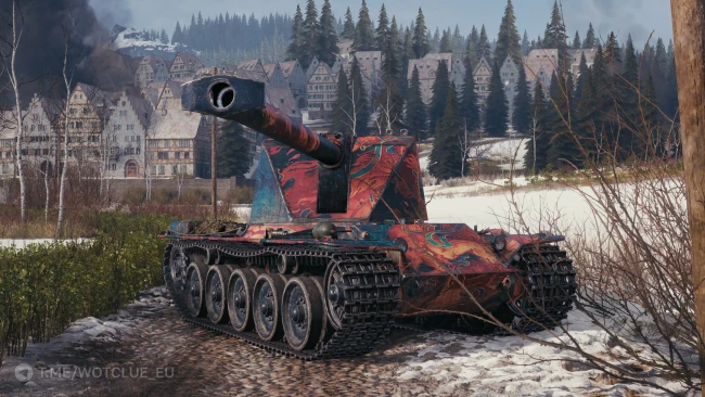 2D-стиль «Царствование огненного коня» из обновления 2.1.1 в World of Tanks