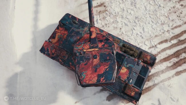 2D-стиль «Царствование огненного коня» из обновления 2.1.1 в World of Tanks