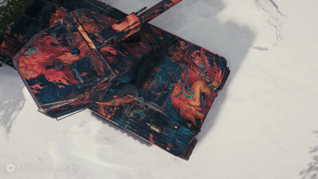 2D-стиль «Царствование огненного коня» из обновления 2.1.1 в World of Tanks