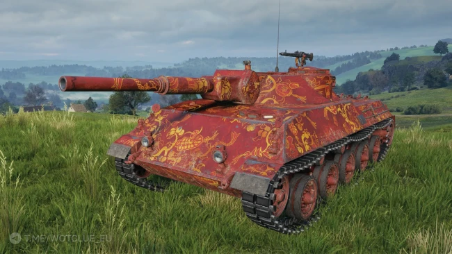 2D-стиль «Алый и золотой» из обновления 2.1.1 в World of Tanks